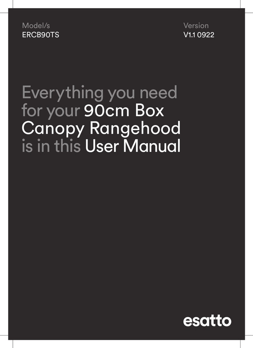 Esatto ERCB90TS user manual