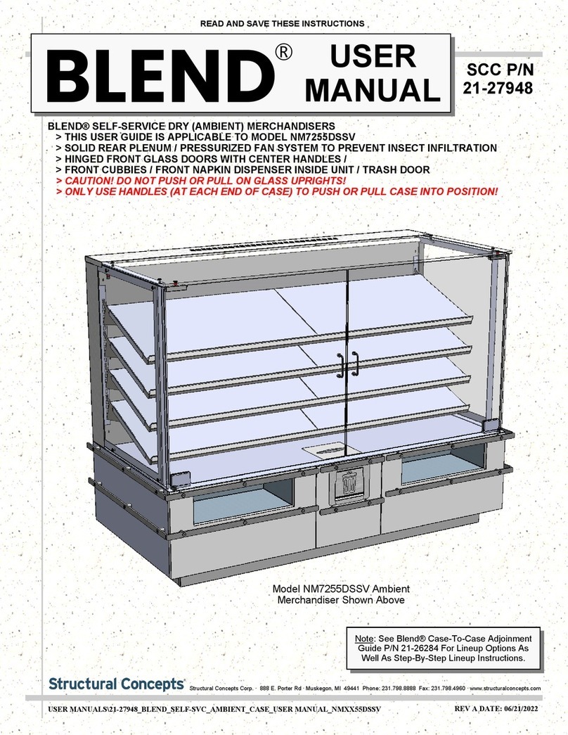 Structural Concepts BLEND 21-27948 User manual Structural Concepts BLEND 21-27948 User manual
