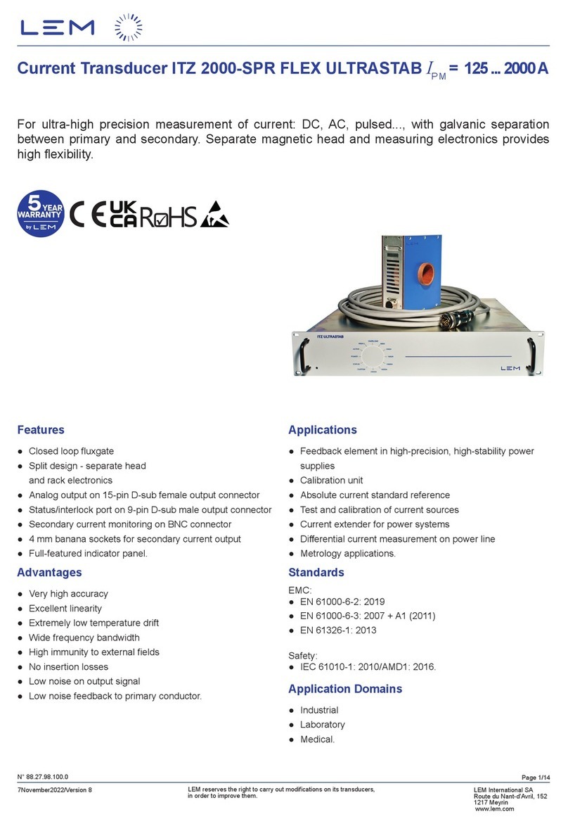 LEM ITZ 2000-SPR FLEX ULTRASTAB manual