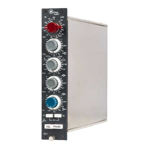 Heritage Audio 6673 User manual