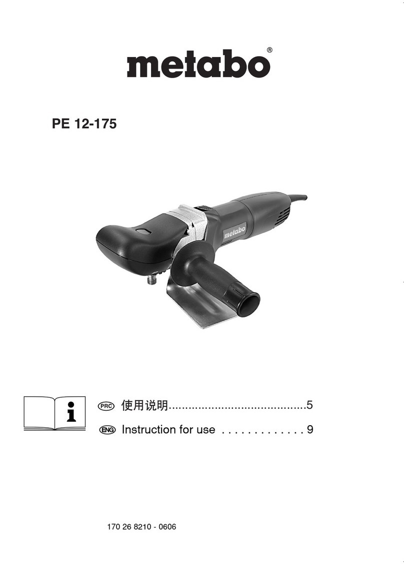 Metabo PE 12-175 Instructions for use
