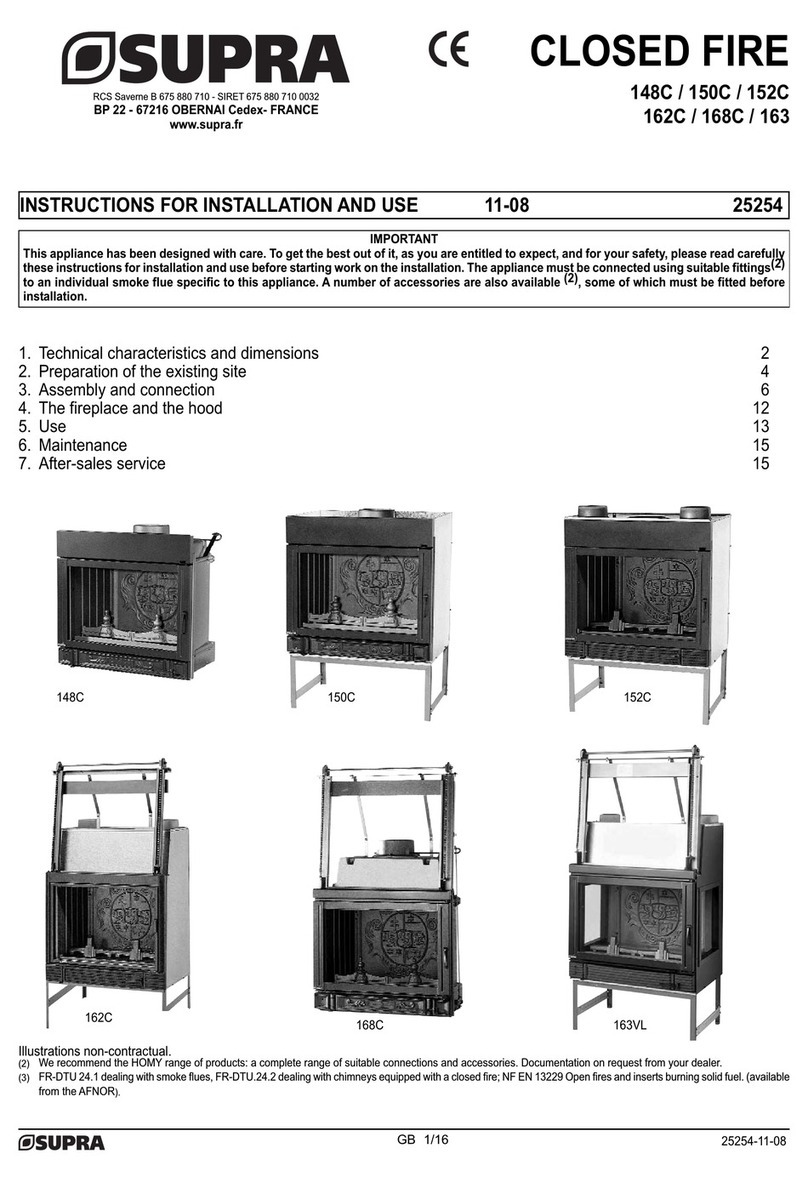 Supra 148C Instructions for installation and use