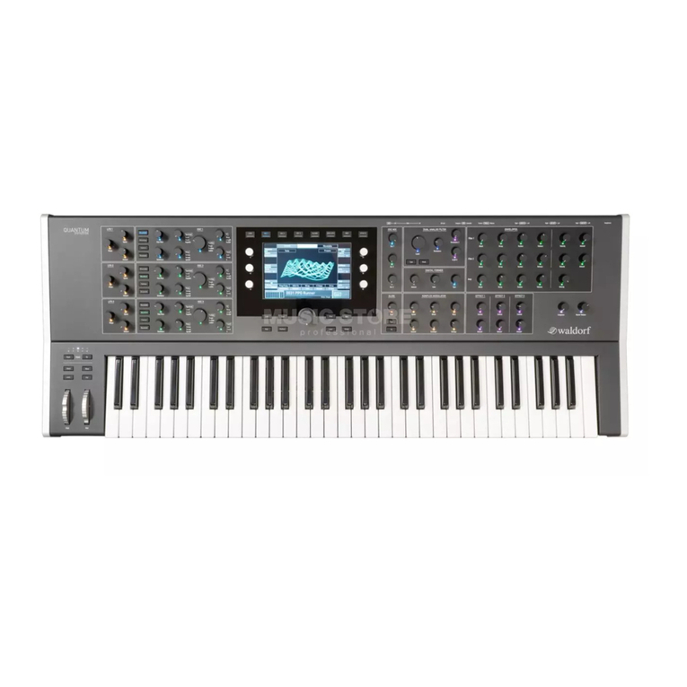 Waldorf QUANTUM User manual