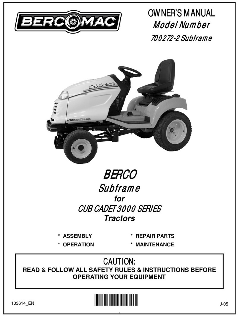 Bercomac BERCO 700272-2 User manual