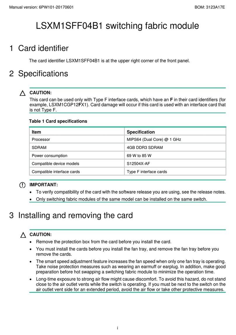 New H3C Technologies LSXM1SFF04B1 User manual