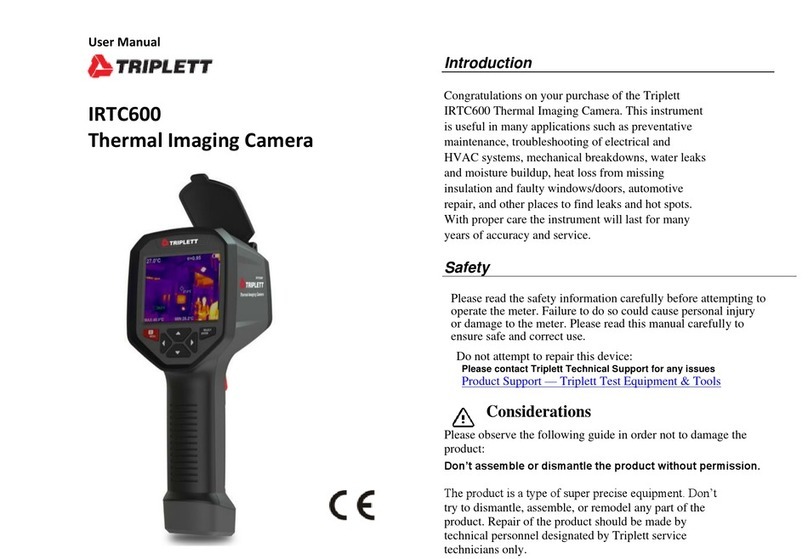 Triplett IRTC600 User manual
