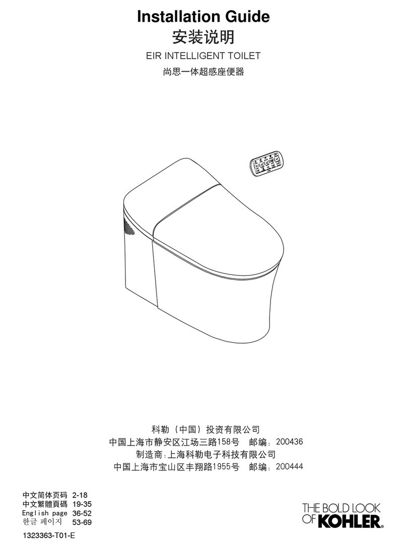 Kohler K-77797T-0 User manual