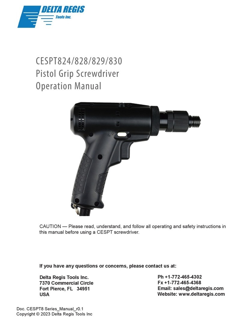 Delta Regis CESPT830 User manual