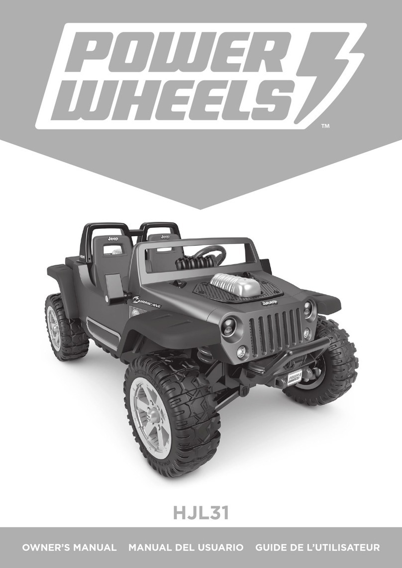 Power Wheels HJL31 owner's manual