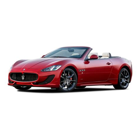 Maserati GRANCABRIO RANGE User manual