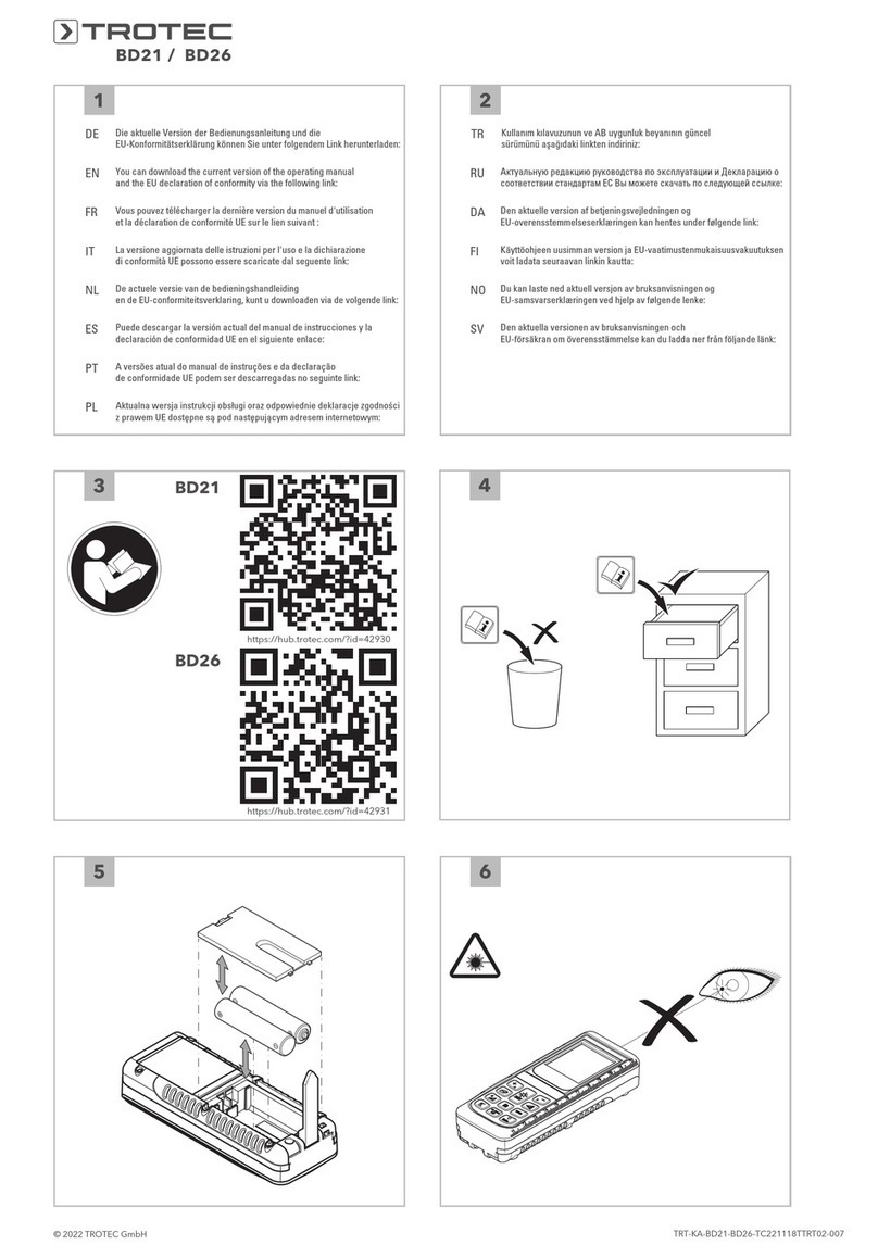 Trotec BD21 User manual