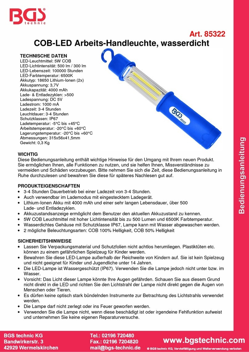 BGS technic 85322 User manual BGS technic 85322 User manual