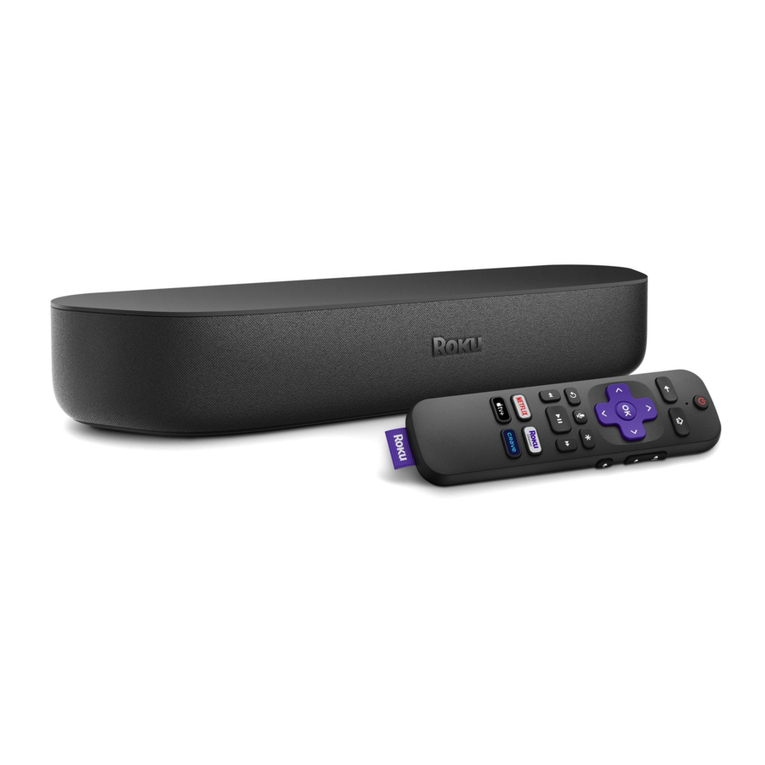 Roku Streambar 9102CA quick start guide
