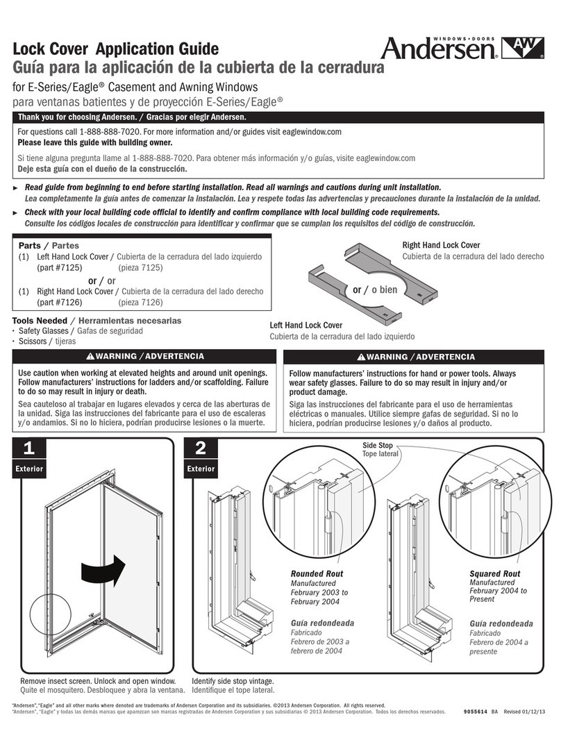 Andersen Eagle E Series Application guide