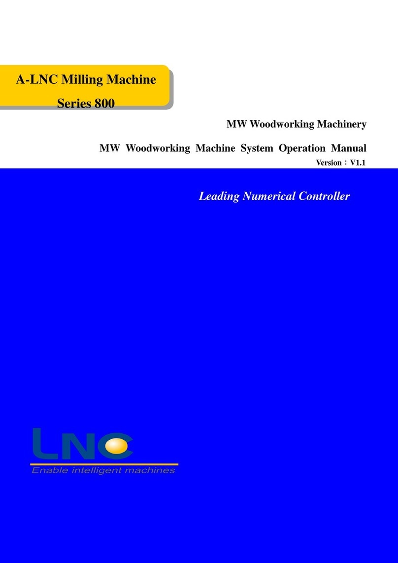 A-LNC 800 Series Operation manual