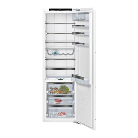 Siemens KI81FH Series INFORMATION FOR USE