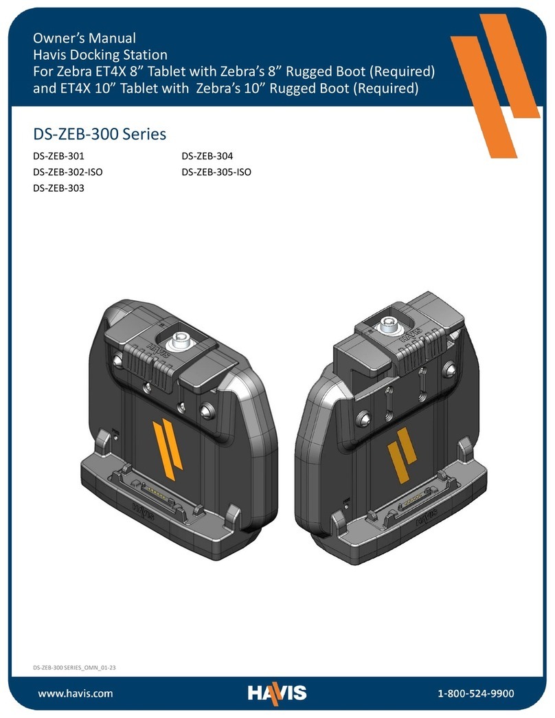 Havis DS-ZEB-300 Series User manual