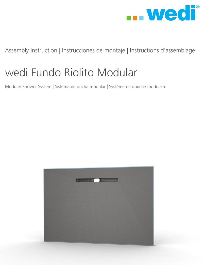 Wedi Fundo Riolito Modular Assembly instruction
