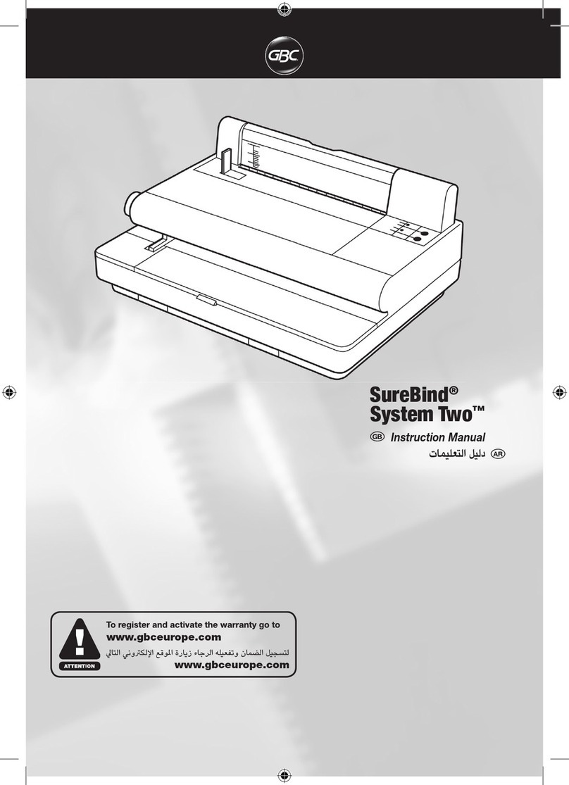 GBS SureBind System Two instruction manual