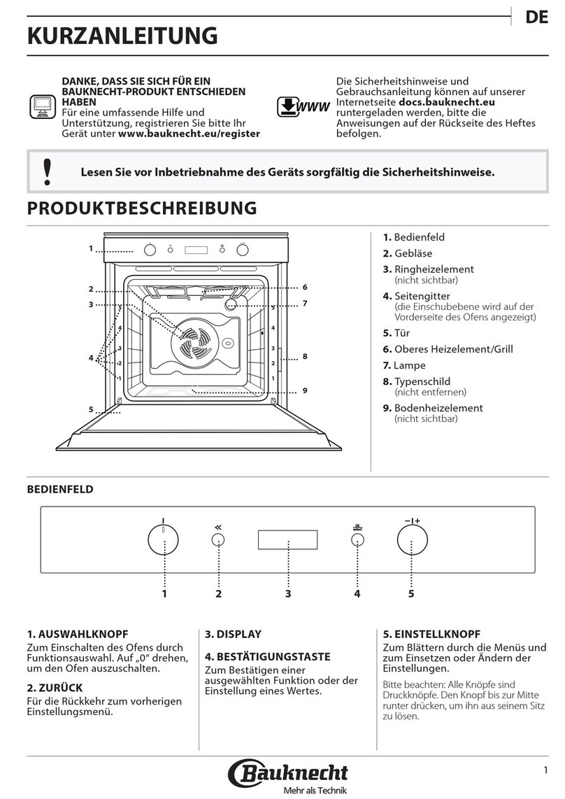 Bauknecht BIK7 EN8VS PT CH User manual