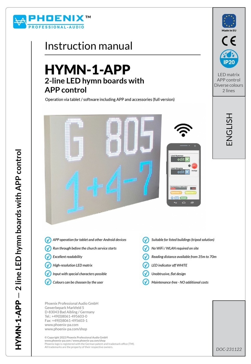 Phoenix HYMN-1-APP instruction manual