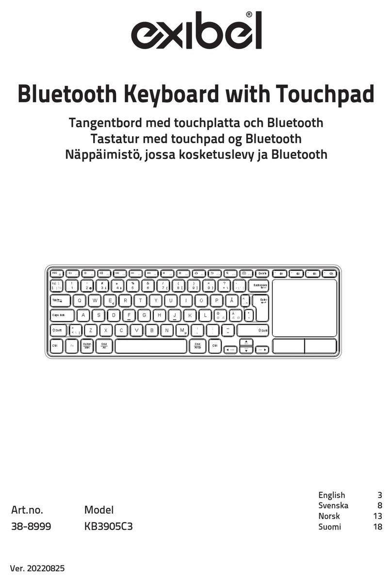 Exibel KB3905C3 instructions