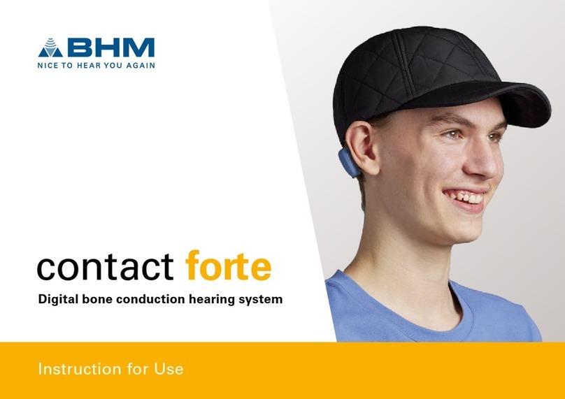 BHM contact forte Instructions for use