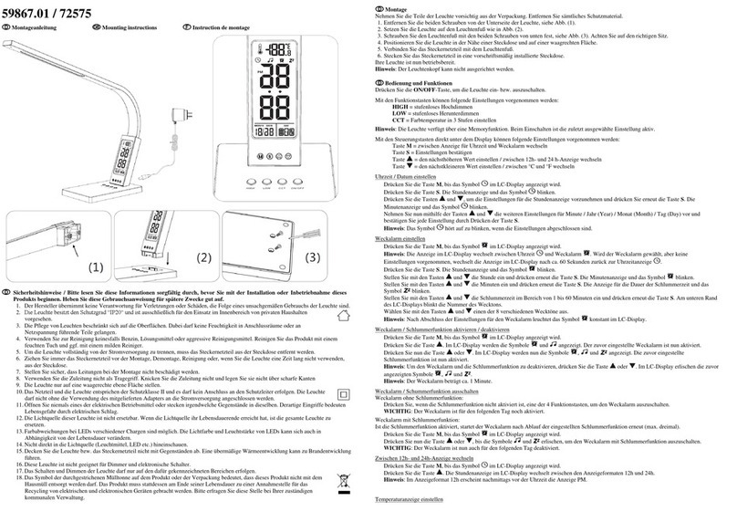 Landi 59867.01 Mounting instructions