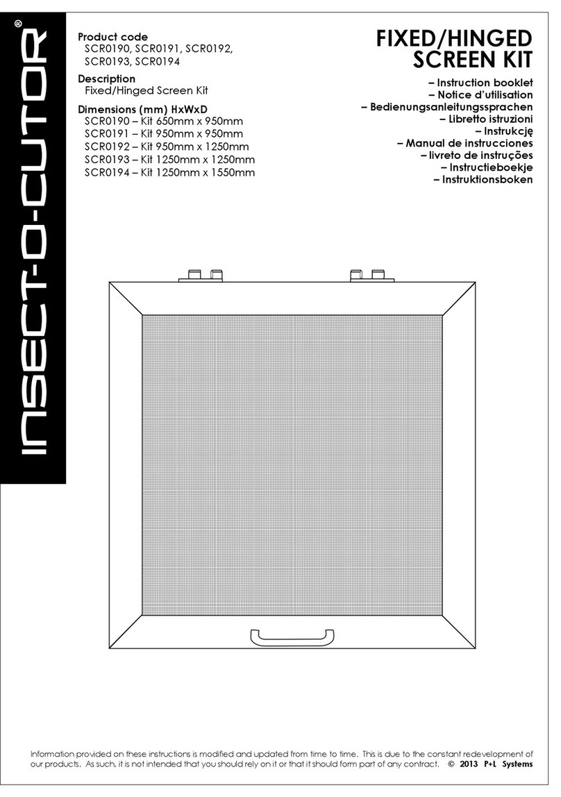 PL Systems INSECT-O-CUTOR SCR0190 User manual