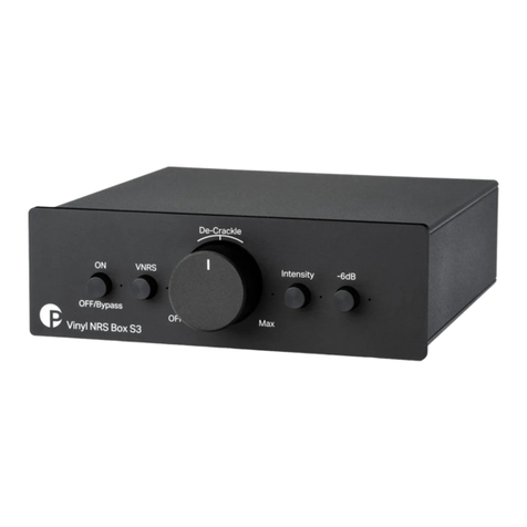Pro-Ject Audio Systems BOX-DESIGN Vinyl NRS Box S3 User manual Pro-Ject Audio Systems BOX-DESIGN Vinyl NRS Box S3 User manual