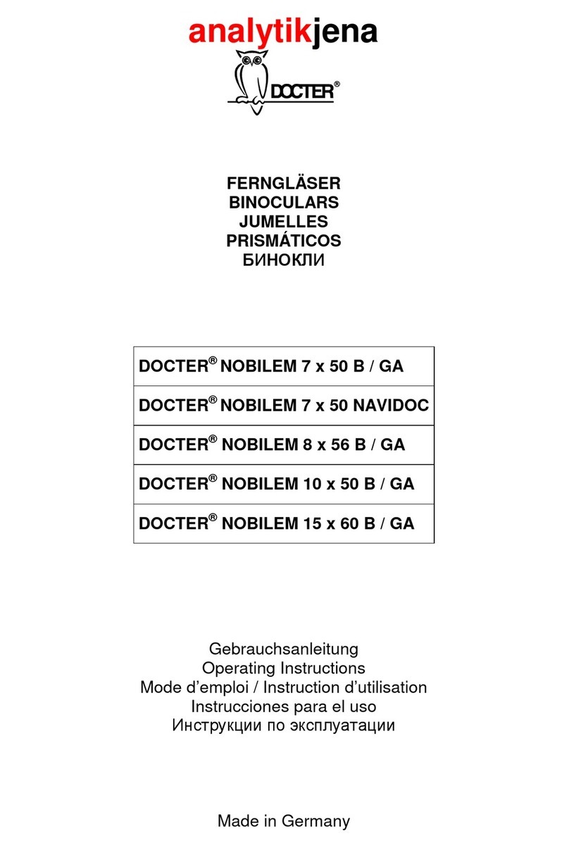 Analytik Jena DOCTER NOBILEM 7 x 50 B/GA operating instructions