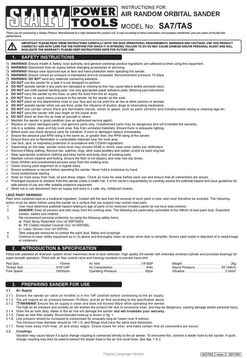 Sealey SA7/TAS instructions