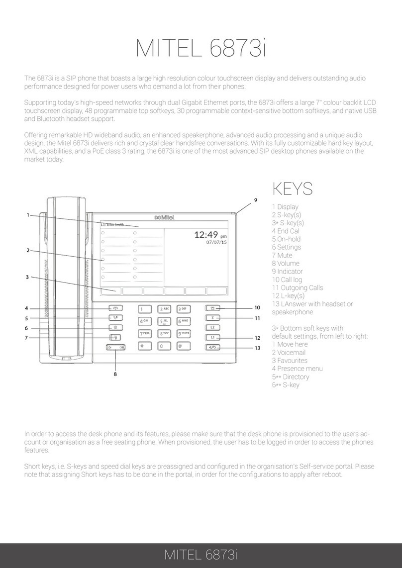 Mitel 6873i manual