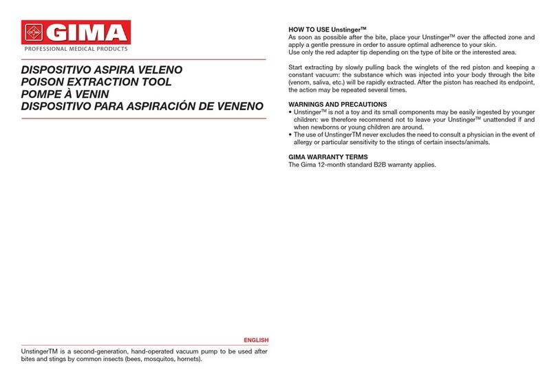 Gima Unstinger quick start guide