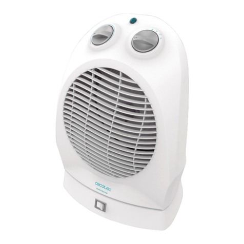 cecotec READY WARM FORCE ROTATE 9890 User manual
