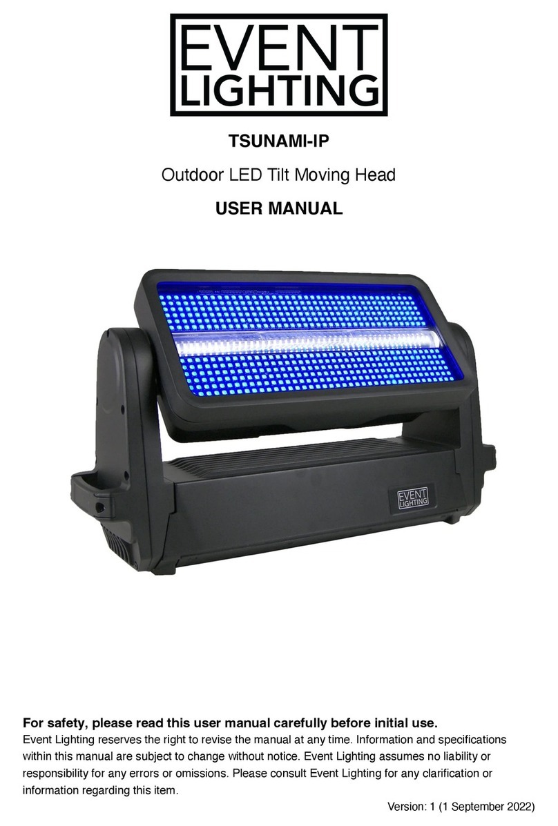 Event Lighting TSUNAMI-IP user manual Event Lighting TSUNAMI-IP user manual