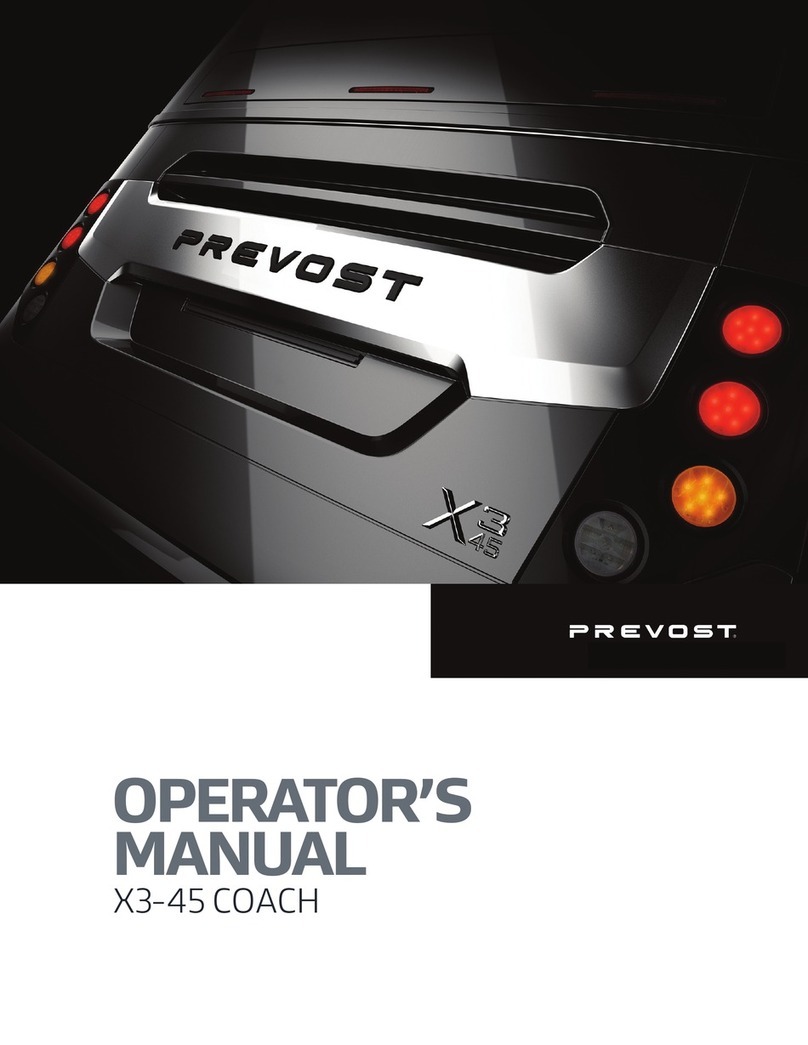 PREVOST X3-45 COACH User manual