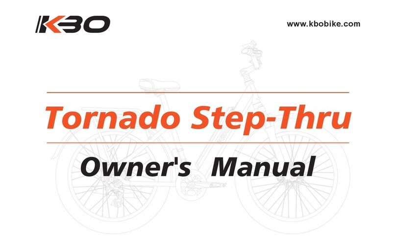 KBO Tornado Step-Thru owner's manual