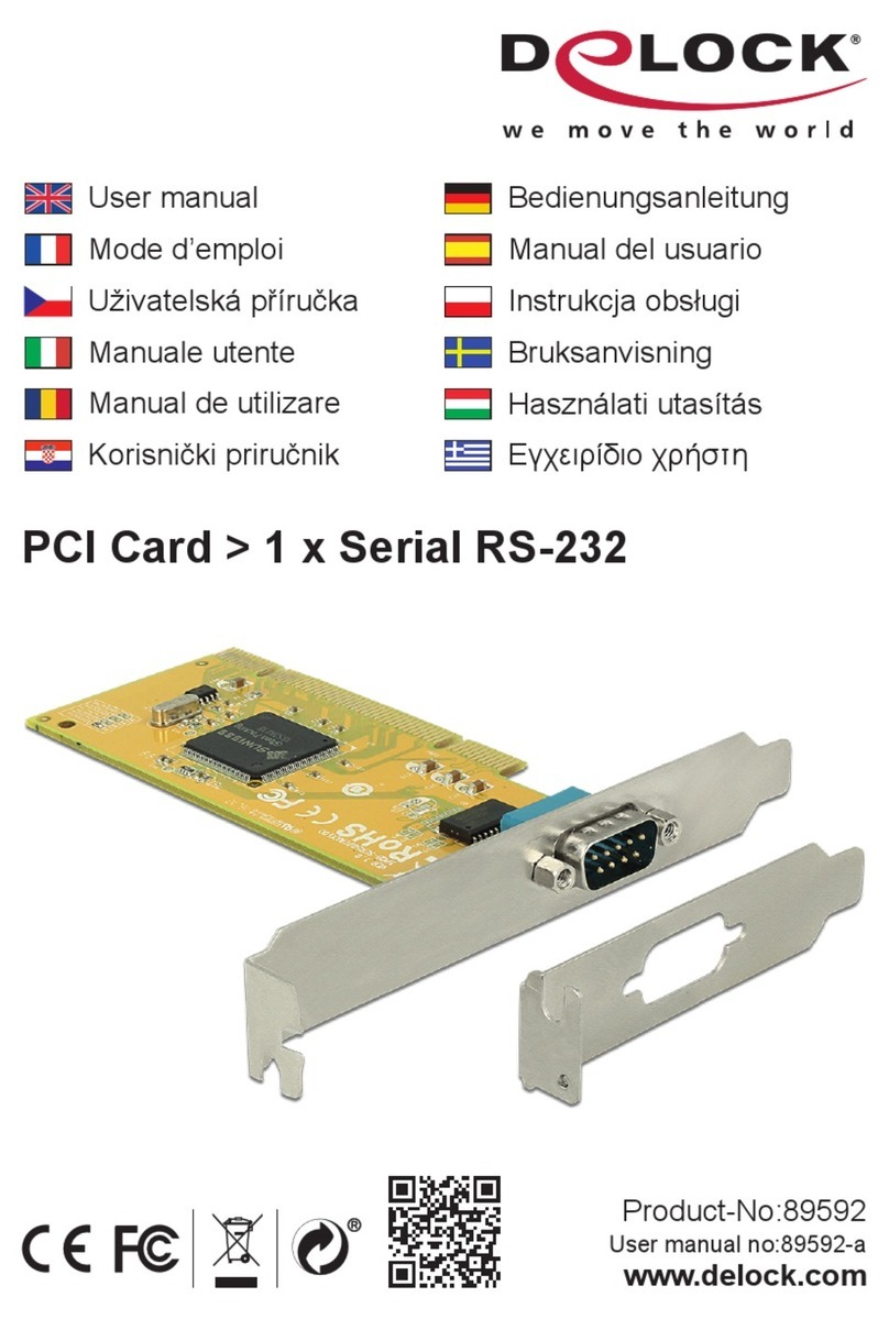 DeLOCK 89592 User manual