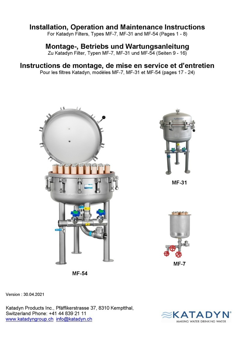 Katadyn MF-54 Manual