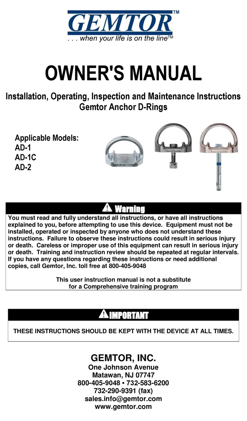 Gemtor AD-1 User manual