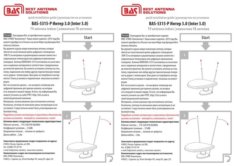 BAS BAS-5315-P User manual