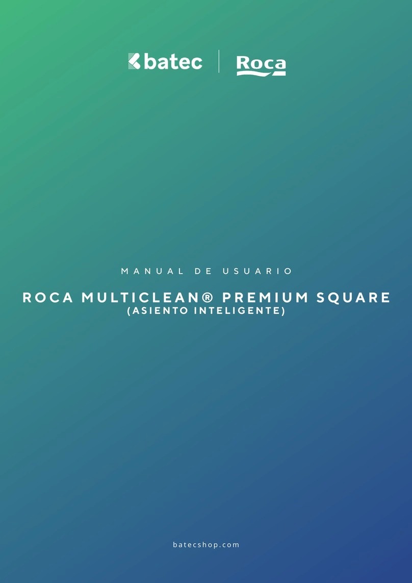 BATEC Roca MULTICLEAN A80400600 Series user manual