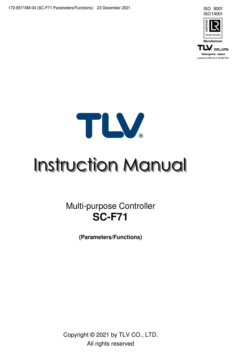 TLV SC-F71 instruction manual