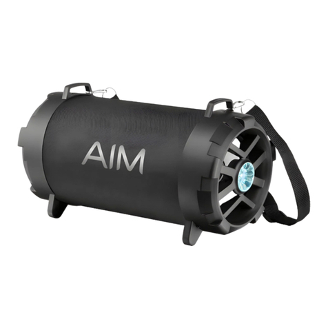 Aim PORTABLE BAZOOKA BASS TUBE User manual