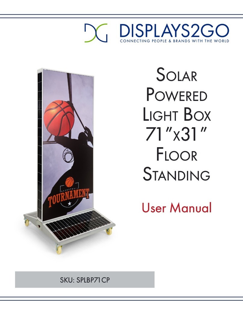 Displays2go SPLBP71CP user manual
