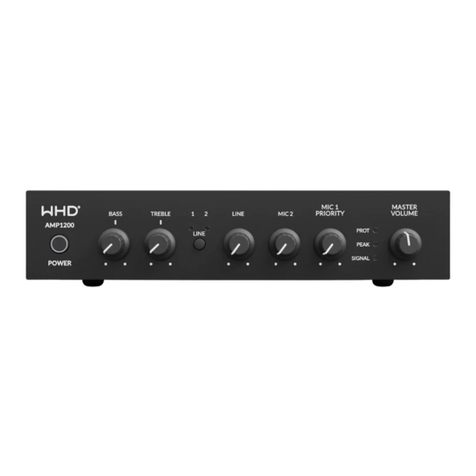 WHD AMP 1200 manual