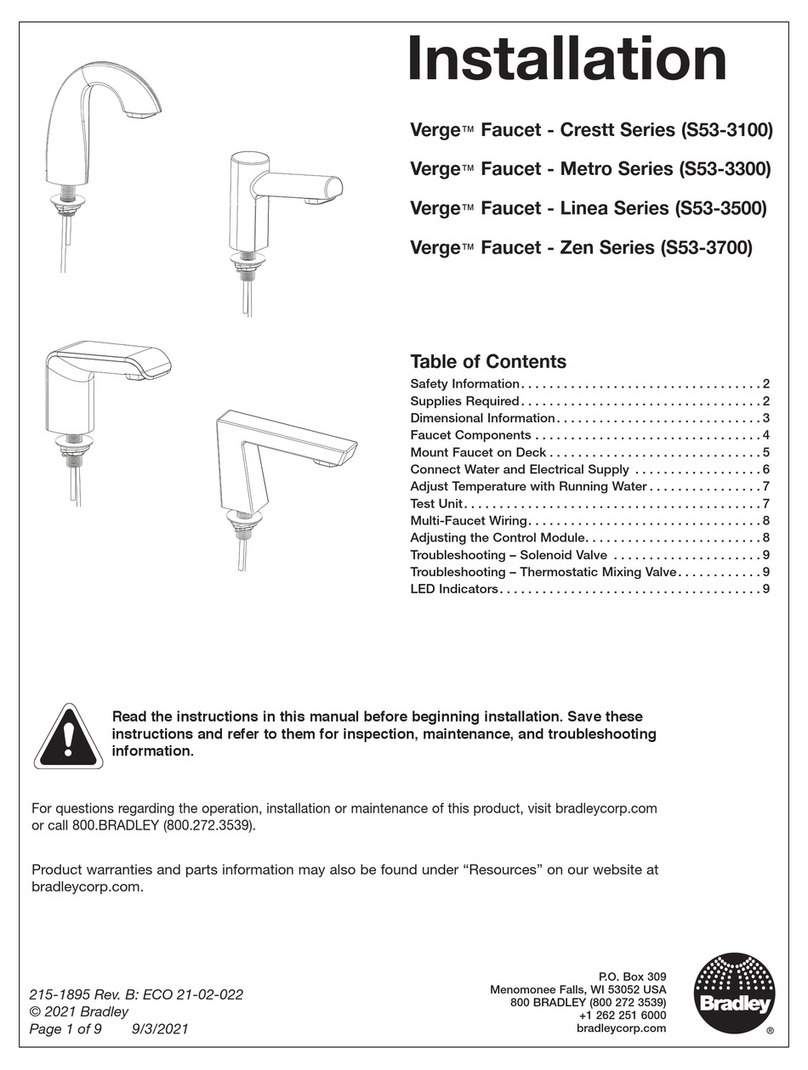 Bradley Verge Crestt Series User manual