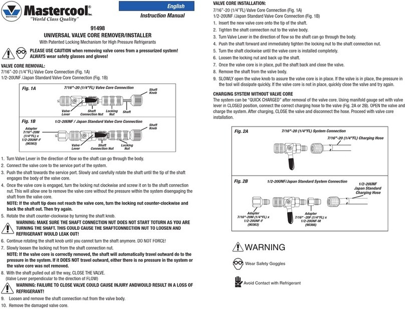 Master cool 91498 instruction manual