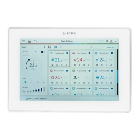 Bosch Air Center Control User manual
